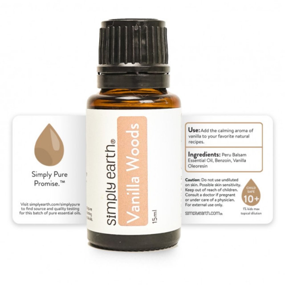 Simply Earth Essential Oil Blend Vanilla Woods
